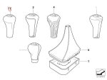 BMW E30 E36 E34 Leather Shift Knob Tuas Shifter Manual Heavy Version - Gambar 6