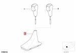 Original BMW E53 X5 Shift Knob Boot Leather Steptronic Tuas Transmisi - Image 6
