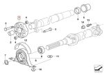 BMW E84 X1 F25 X3 F26 X4 E89 Z4 Karet Kopel Guibo Universal Joint - Image 5
