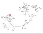 Original Mercedes R171 SLK SLC Class Shock Penahan Kap Bagasi Belakang - Image 4