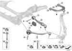 Ori BMW G05 X5 Lower Control Arm Ball Joint Depan KIRI 31106893549 - Image 5