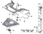 Original BMW E90 E92 E93 M3 Rangka Subframe Roda Depan 31112283440 - Image 4
