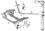 BMW E84 X1 E90 E91 E92 E93 Front Axle Subframe Depan 31116785639 - Image 5