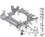 Original BMW F25 X3 F26 X4 Front Axle Subframe Depan 31116787915 - Image 4