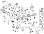 BMW E39 Lower Control Arm Kurva Ball Joint Depan KIRI 31121141717 - Gambar 5