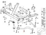 BMW E39 Lower Control Arm Kurva Ball Joint Depan KANAN 31121141718 - Image 5