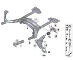 Ori MINI R55 R56 R57 R58 R59 Bracket Wishbone Arm Bushing DEPAN KIRI - Image 5
