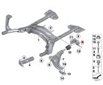 Ori MINI R55 R56 R57 R58 R59 Bracket Wishbone Arm Bushing DEPAN KANAN - Image 5