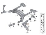Original MINI R55 R56 R57 R58 R59 Wishbone Control Arm DEPAN KIRI - Image 5