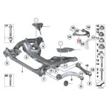 Original BMW F06 F07 F10 F12 F13 F01 F02 i8 Rolls Royce Ghost RR4 Wishbone Arm Roda Depan Atas 31126775967 - Image 6