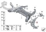 Original BMW F45 F46 Lower Control Arm Ball Joint Depan KANAN - Image 6