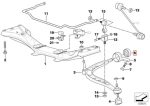 Original BMW E36 Lower Control Arm Bushing Roda Depan Z3 - Image 4