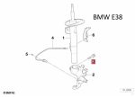 Original BMW E46 E38 E85 E86 Z4 Baut Camber Shock Depan 31306779487 - Image 5