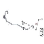 BMW F25 X3 Stabilizer Link Lingkit Stabil DEPAN KANAN 31306787164 - Gambar 5