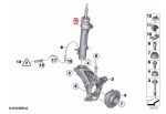 Original MINI Countryman R60 R61 Shock Absorber Shockbreaker DEPAN SET - Image 3