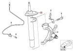 Original BMW E46 Sedan Coupe 325i 330i 325Ci 330Ci Pre-LCI Shock Breaker Absorbers Depan KIRI - Image 4