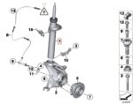 Original BMW F25 X3 F26 X4 Shock Breaker Depan KANAN 31316796316 - Image 5