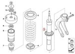 Original BMW E70 X5 3.0si Shock Absorber DEPAN KIRI / KANAN - Image 5