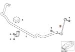 LEMFORDER BMW E46 Stabilizer Link Lingkit Stabil DEPAN 31356780847 - Image 4