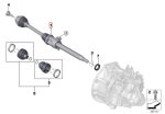 Original MINI F55 F56 Cabrio F57 CV Joint As Roda Depan KANAN - Image 5