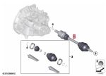 Original MINI R55 R56 R57 R58 R59 CV Joint Shaft As Roda Depan KIRI - Gambar 5