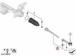 Original BMW G01 X1 G02 X4 Tie Rod Assembly KIRI 32104A01665 - Image 3