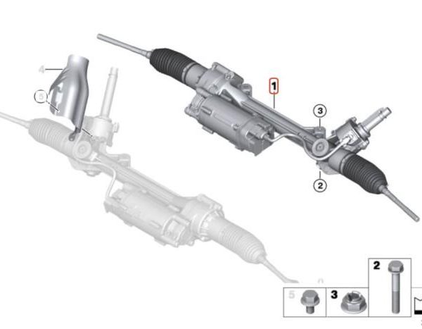 BMW F87 M2 F80 M3 Steering Rack Rak Stir Electric EPS 32107852661