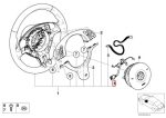 BMW E39 E46 E53 X5 E85 E86 Z4 Kabel Slip Ring Airbag Stir Sport - Gambar 6