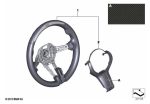 Original BMW F30 F32 M Performance Carbon Fiber Steering Cover Stir - Image 6