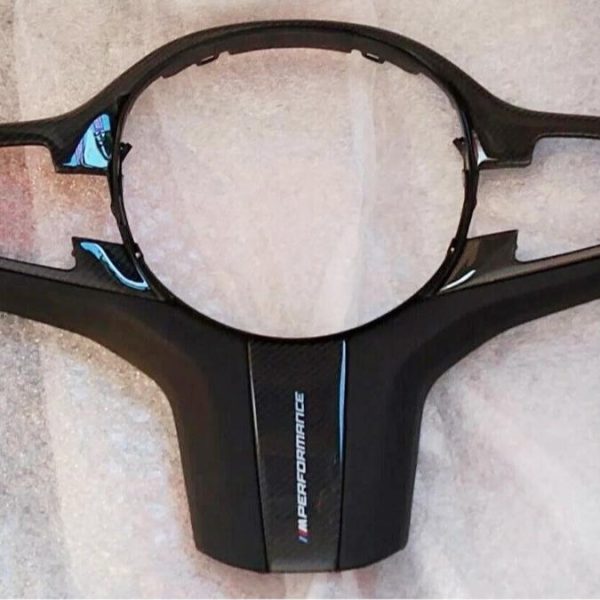 Original BMW G30 G31 G32 G11 G12 G01 X3 G02 X4 M Performance Steering Wheel Carbon Fiber Alcantara Cover Trim Stir Kemudi 32302455278