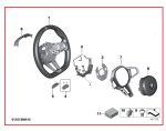 Original BMW M Flat Bottom Steering Wheel Stir Kemudi Full Set G42 G87 M2 G20 G21 G22 G23 G26 G80 M3 G82 G83 M4 - Image 3
