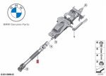 Original BMW Kolom Joint Stir Spindle F45 F46 F48 X1 F39 X2