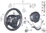 Original BMW F30 F32 F33 F34 Kabel Tombol Stir Standar Wiring Harness - Image 5
