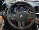 BMW G82 G83 M4 M Performance Carbon Steering Wheel Cover Stir Atas