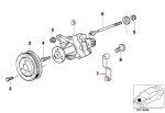 MAVAL BMW E38 7 Series Pompa Power Steering Pump 32411092016 - Image 5