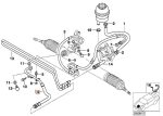 BMW E46 323i 325i 330i M52 M54 Pipa Oli Power Steering 32416774214 - Image 6
