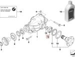 BMW E46 E90 F30 X1 X3 Output Shaft Seal As Roda Belakang 33107505603 - Image 4