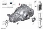 Original BMW F25 X3 E70 X5 3.0d Differential Gardan Belakang