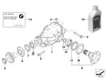 BMW E36 E46 E90 F30 F32 X1 X3 Shaft Seal Gardan Belakang 33127621206 - Image 4