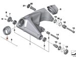 BMW Motorrad K25 K26 K27 K28 K29 Rubber Boot Swing Arm Karet Depan - Gambar 3