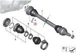 Original BMW Z3 E85 E86 E89 Z4 Torx Screw Baut As Roda Belakang M10X43 - Image 4