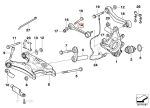 Original BMW E39 Ball Joint Guide Link Arm Roda Belakang 31122341219 - Image 6