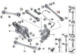 Ori BMW F30 F32 F33 F36 Track Strut Lengan Roda Belakang 33326792533 - Image 5