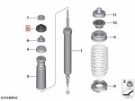 Original BMW E82 E90 E91 E92 E93 E84 X1 Karet Seal Atas Shock Breaker Belakang 33506767010 - Image 4