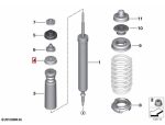 Original BMW E82 E90 E91 E92 E93 E84 X1 Supporting Cup Bump Shock Stopper Shock Breaker Belakang 33526764418 - Image 4
