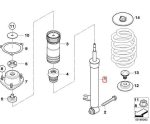 Original BMW E70 X5 Shock Absorber Belakang KIRI - Gambar 5