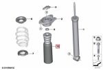 Original BMW F45 F46 2 Series 218i Busa Shock Belakang 33536852457 - Image 4
