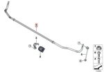 BMW E81 E82 E87 E90 E92 E93 Stabilizer Bar Belakang 13mm 33556764425