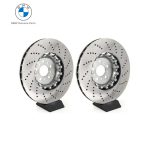 Original BMW M Performance Brake Disc Cakram Rem DEPAN G87 M2 G80 G81 M3 G82 G83 M4 34107889661 34107889662