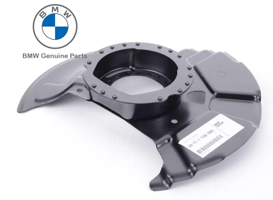 34111158986_A Original BMW E36 Brake Dust Shield Plat Rem DEPAN KANAN 34111158986 - Image 1